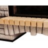Электрокамин RealFlame Country 26 AO античный дуб с очагом 3D Cassette 630 Black Panel