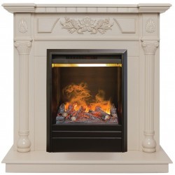 Электрокамин RealFlame Dacota WT белый дуб с очагом 3D Olympic