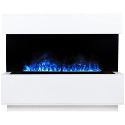 Электрокамин RealFlame Modern CST1000 WT белый с очагом 3D Cassette 1000 LED RGB