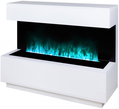 Электрокамин RealFlame Modern CST1000 WT белый с очагом 3D Cassette 1000 LED RGB