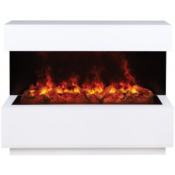 Электрокамин RealFlame Modern CST1000 WT белый с очагом 3D Cassette 1000