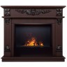 Электрокамин RealFlame Philadelphia 25,5/26 DN орех с очагом 3D Cassette 630 Black Panel