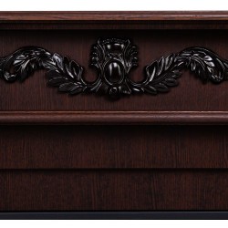 Электрокамин RealFlame Philadelphia 25,5/26 DN орех с очагом 3D Cassette 630 Black Panel