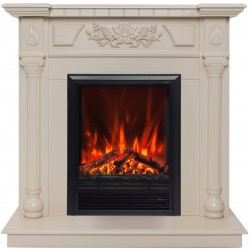 Электрокамин RealFlame Dacota WT белый дуб с очагом Eugene