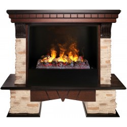 Электрокамин RealFlame Rockland AO античный дуб с очагом 3D Cassette 630