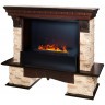 Электрокамин RealFlame Rockland AO античный дуб с очагом 3D Cassette 630 Black Panel