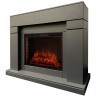 Электрокамин RealFlame Lindelse 26 GR серый, графит c очагом Epsilon 26