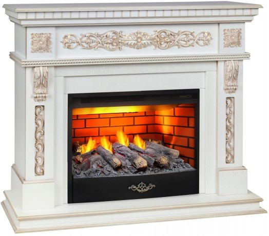 Электрокамин RealFlame Estella 25,5/26 WT с очагом 3D Firestar 25,5