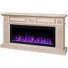 Электрокамин RealFlame Siena 42/BV WT белый дуб с золотой патиной с очагом Saphir 42