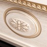 Электрокамин RealFlame Siena 42/BV WT белый дуб с золотой патиной с очагом Saphir 42