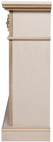 Электрокамин RealFlame Siena 42/BV WT белый дуб с золотой патиной с очагом Saphir 42