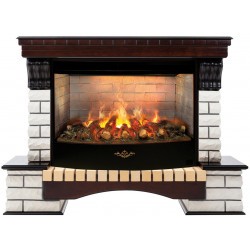 Электрокамин RealFlame Country 33/33W AO античный дуб с очагом 3D Firestar 33