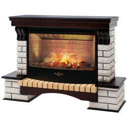 Электрокамин RealFlame Country 33/33W AO античный дуб с очагом 3D Firestar 33