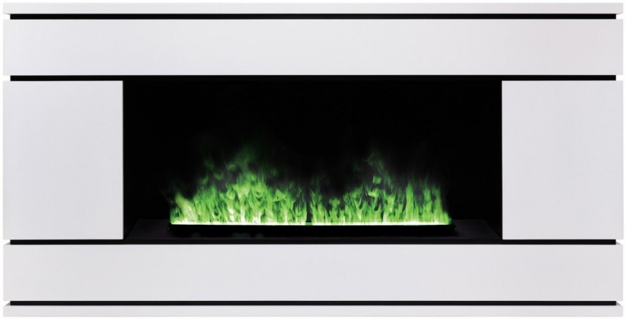 Электрокамин RealFlame Vega CST1000 WT с очагом 3D Cassette 1000 LED RGB
