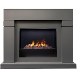 Электрокамин RealFlame Lindelse 26 GR серый, графит c очагом 3D Cassette 630