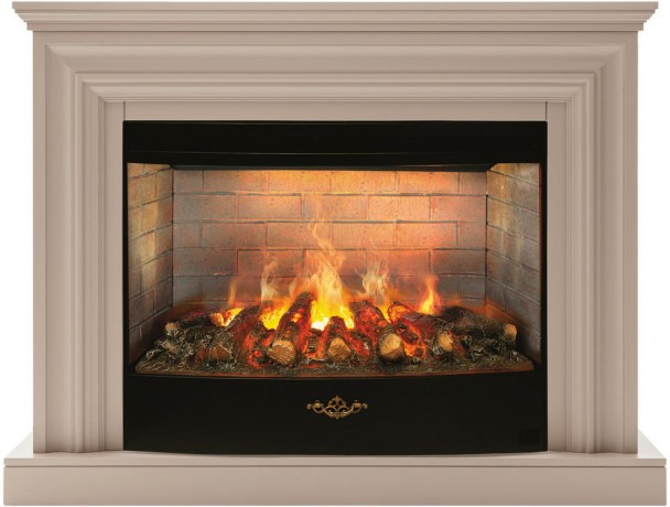 Электрокамин RealFlame Weston 33 BG кашемир с очагом 3D Firestar 33