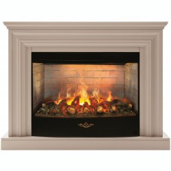 Электрокамин RealFlame Weston 33 BG кашемир с очагом 3D Firestar 33