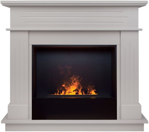Электрокамин RealFlame Regent 26 BG айс кашемир с очагом 3D Cassette 630 Black Panel