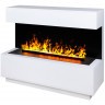Электрокамин RealFlame Modern CST1000 WT белый с очагом 3D Cassette 1000 Black Panel