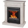 Электрокамин RealFlame Adelaida WT белый камень с очагом Oregan 3D
