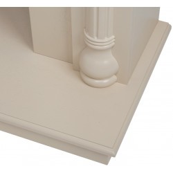 Электрокамин RealFlame Dacota WT белый дуб с очагом 3D Oregan