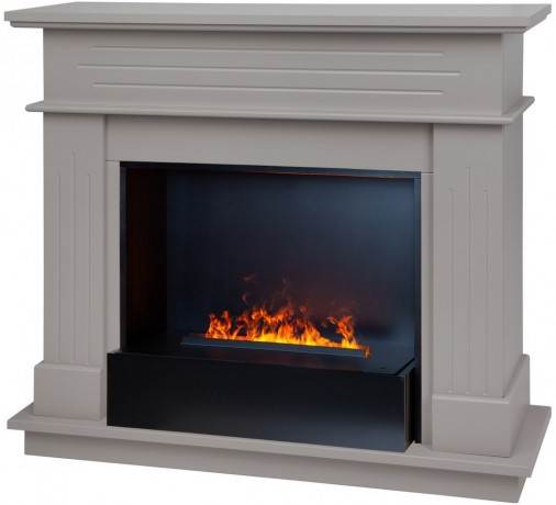Электрокамин RealFlame Regent 26 BG кашемир с очагом 3D Cassette 630 Black Panel