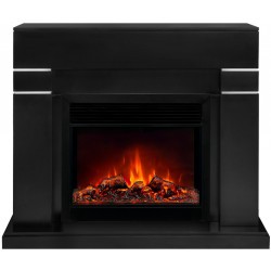 Электрокамин RealFlame Lindelse 26 BL черныйM черный с очагом Moonblaze