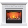 Электрокамин RealFlame Leticia 26 WT белый с очагом 3D Helios 26