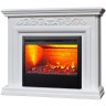 Электрокамин RealFlame Leticia 26 WT белый с очагом 3D Helios 26