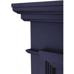 Электрокамин RealFlame Marco 25,5/26 NB индиго с очагом 3D Cassette 630 Black Panel