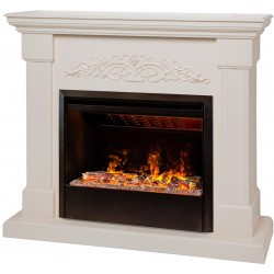Электрокамин RealFlame Ofelia 26 BG орхидея с очагом Helios 26 SBG