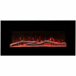 Электрокамин RealFlame Gamma с обогревом, настенная и напольная установка