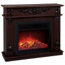 Электрокамин RealFlame Philadelphia 25,5/26 DN орех с очагом Moonblaze Black