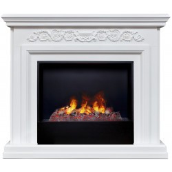Электрокамин RealFlame Leticia 26 WT белый с очагом 3D Cassette 630