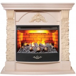 Электрокамин RealFlame Athena WT айвори с очагом 3D Firestar 25,5