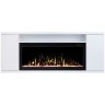 Электрокамин RealFlame Bergen 42/BV WT белый с очагом Saphir 42