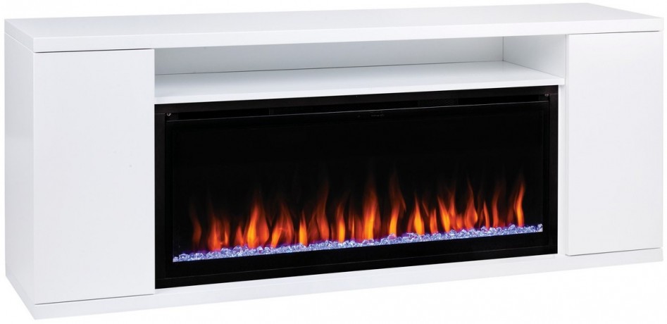 Электрокамин RealFlame Bergen 42/BV WT белый с очагом Saphir 42