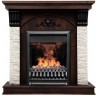 Электрокамин RealFlame Corfino NT орех с очагом 3D Oregan