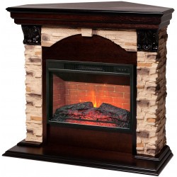 Электрокамин RealFlame Dublin Corner Rock AO античный дуб с очагом Irvine 24
